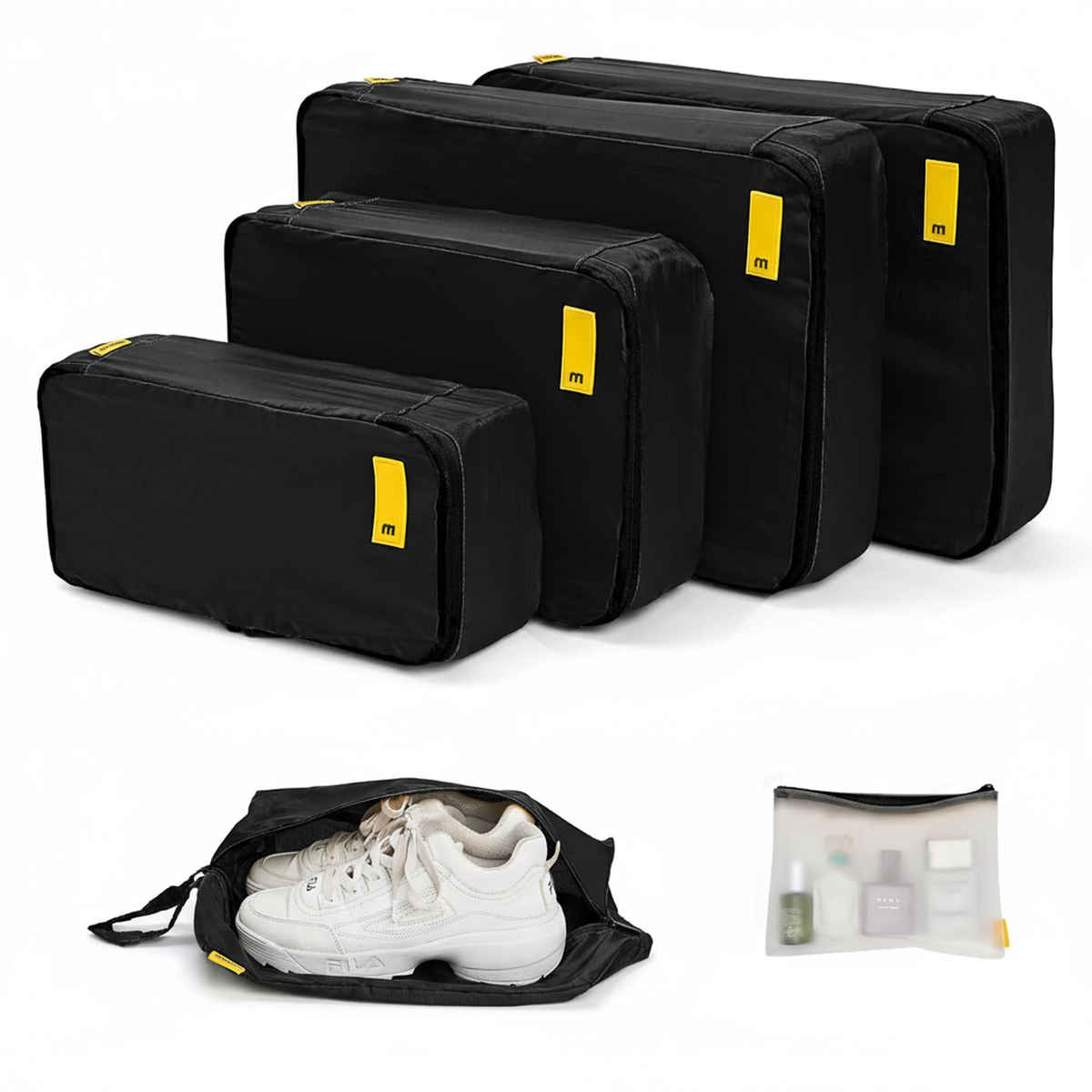 Mokobara Unisex Solid Nylon Travel Organizer | Crypto