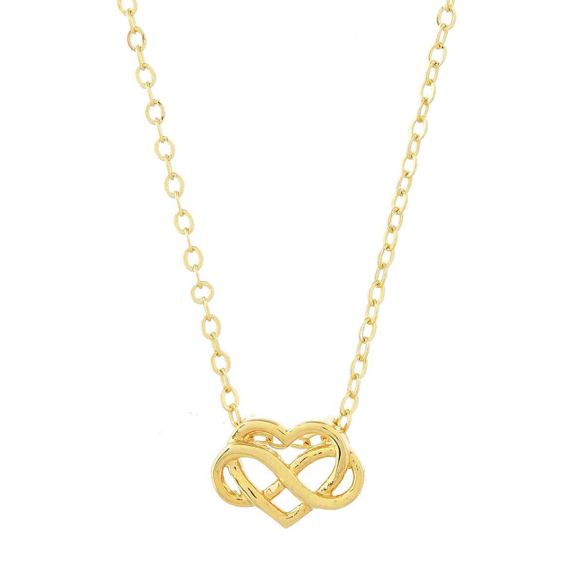 Voylla Valentine's Day Tied To My Heart Pendant Necklace