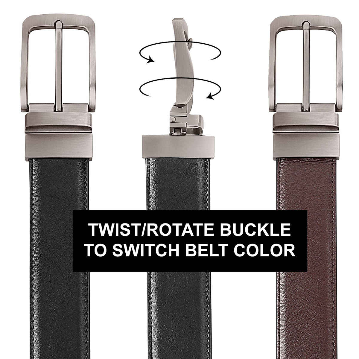 ZORO Men's Vegab Leather Belt & Wallet Combo Fits up to 40 Waist