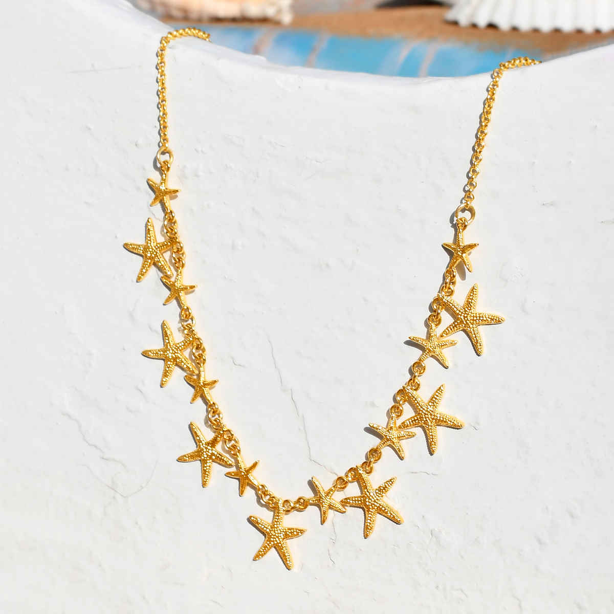 Voylla Hawaii Starfish Dangler Necklace