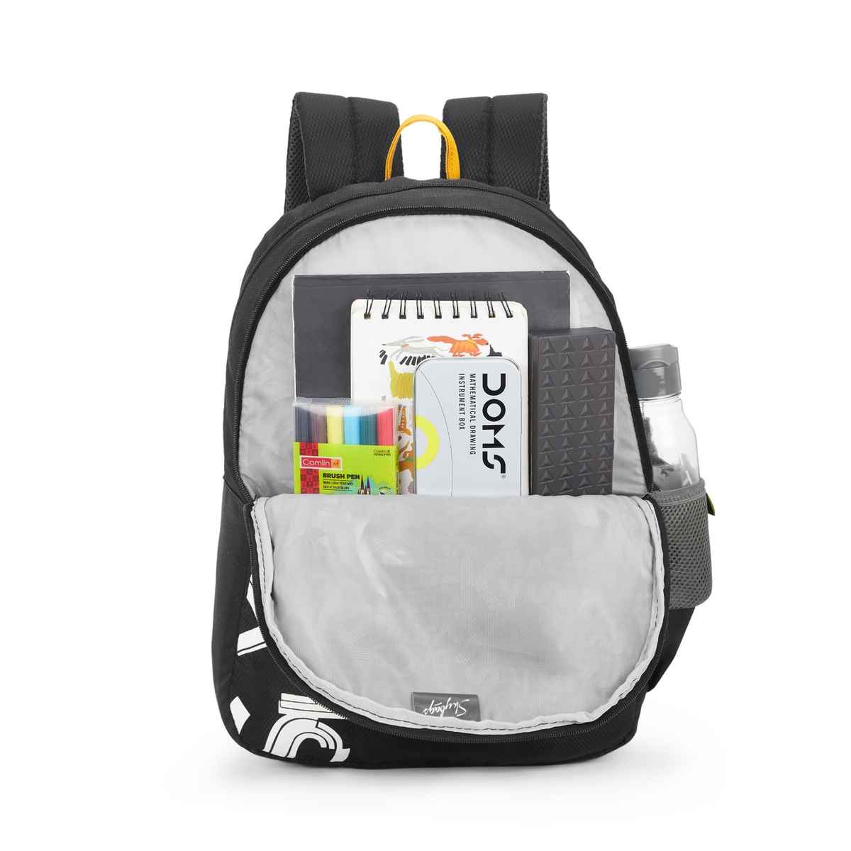 Skybags Unisex Polyester 22 L Top Handle Backpack | Black