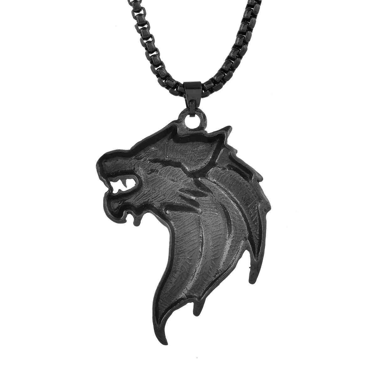 Voylla Eclipse Dragon Black Men s Pendant