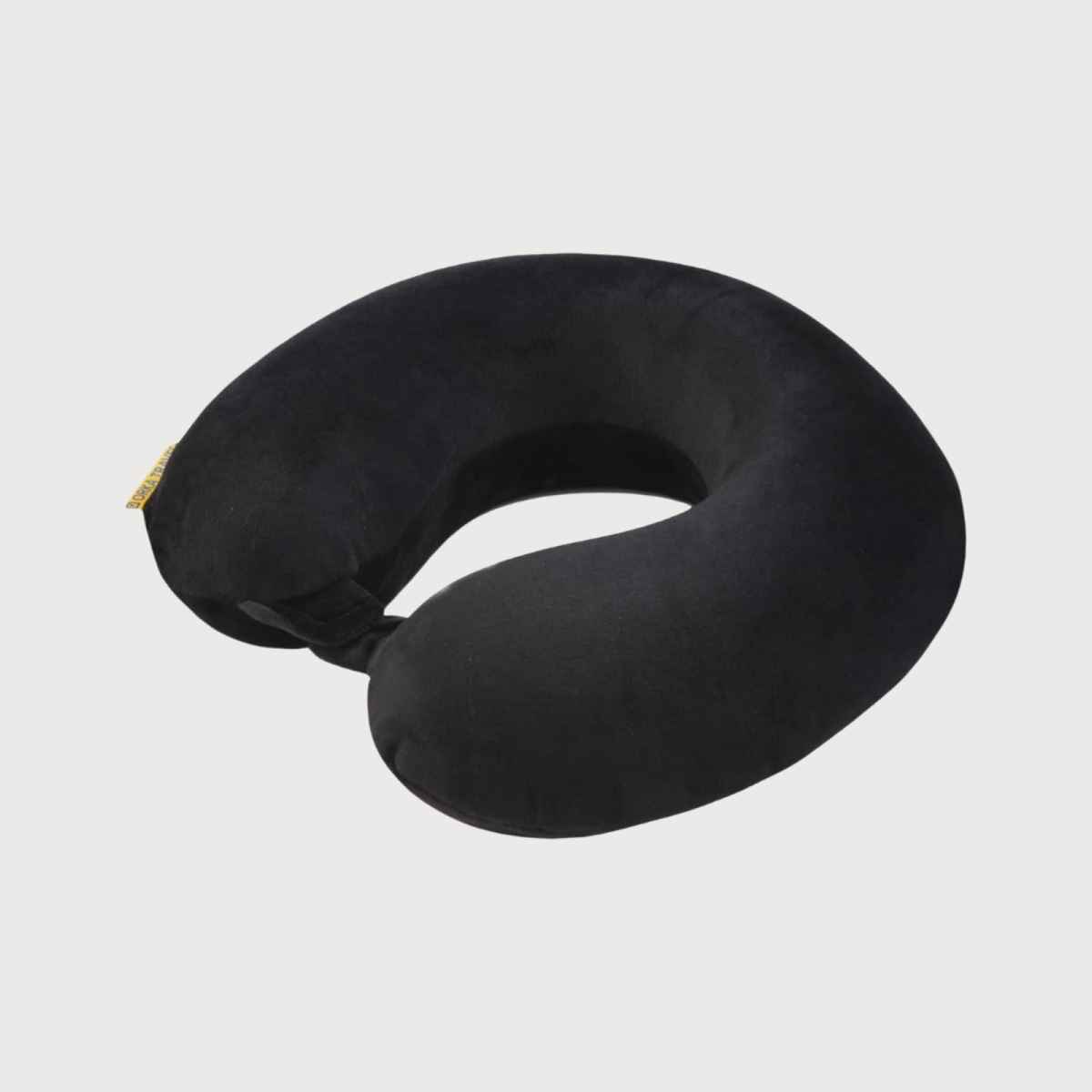 Orka Travel Solid Super Soft Memory Foam U Neck Pillow - Black