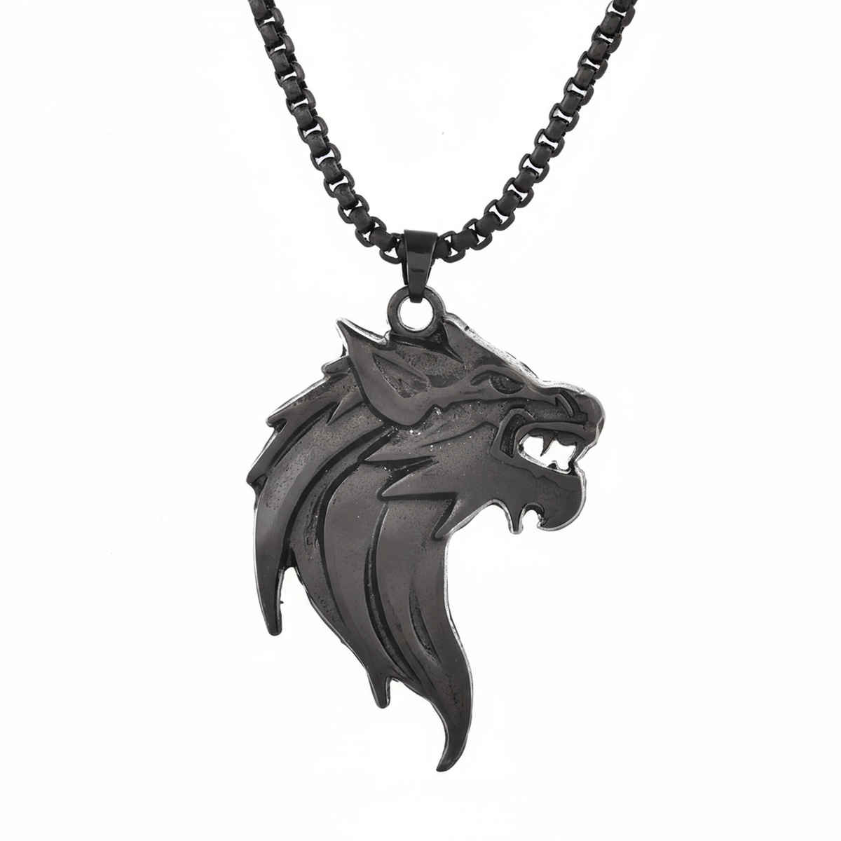 Voylla Eclipse Dragon Black Men s Pendant