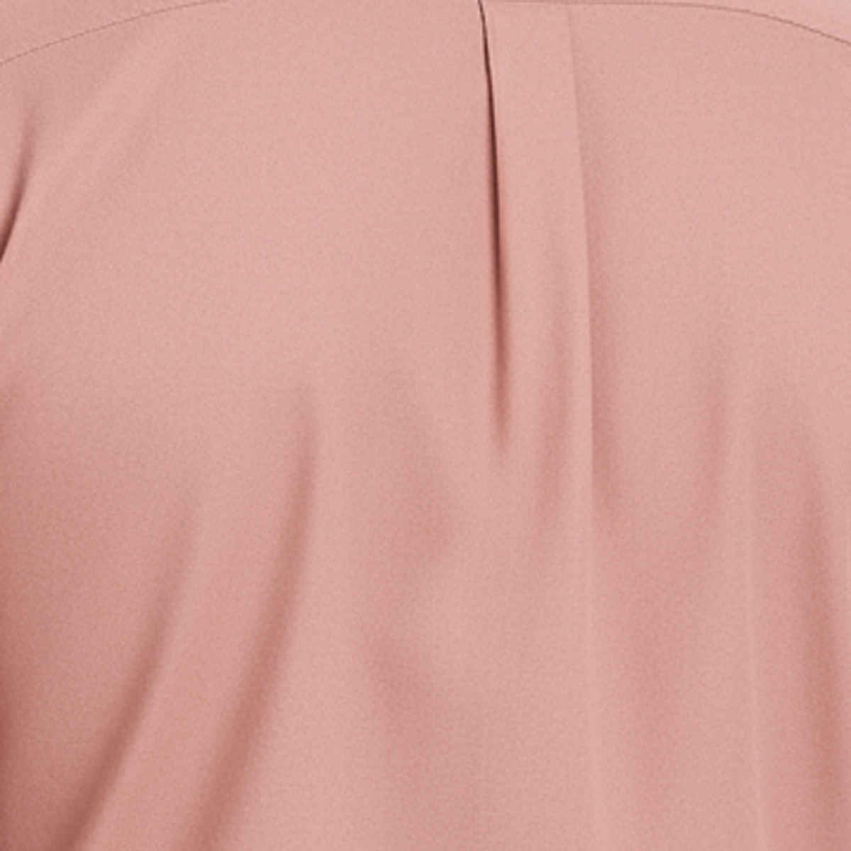 Hancock Men's Slim Fit Solid Button-Down Collar Pure Cotton Casual Shirt | Coral - 38