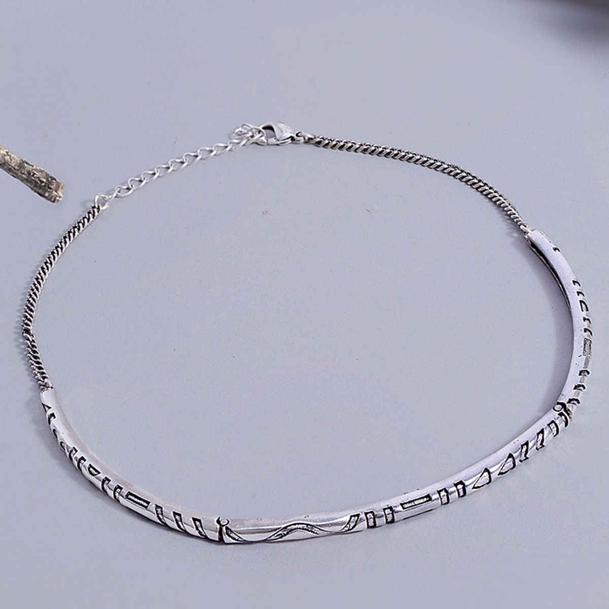 Voylla Aztec Bar Tribal Inspired Choker Necklace