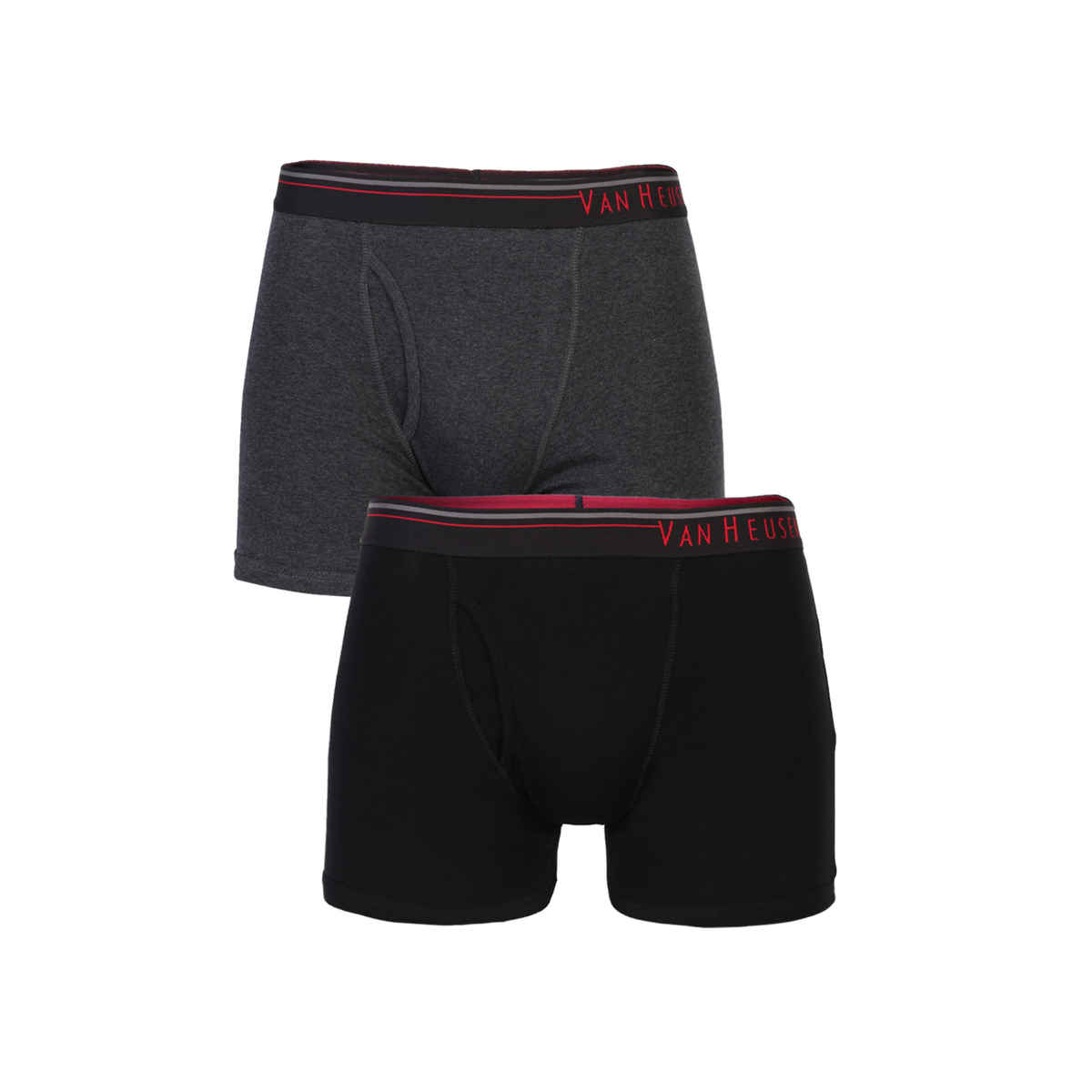 Van Heusen Apparel Men's Solid Anti Bacterial & Colour Fresh Boxer Brief (Colour May Vary) - L
