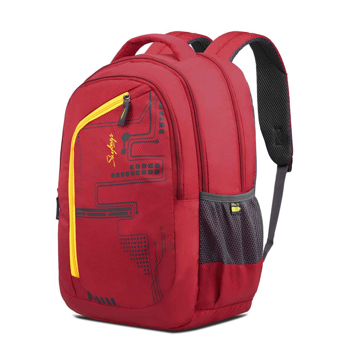 Skybags Unisex Logo Polyester 30 L Backpack | Red