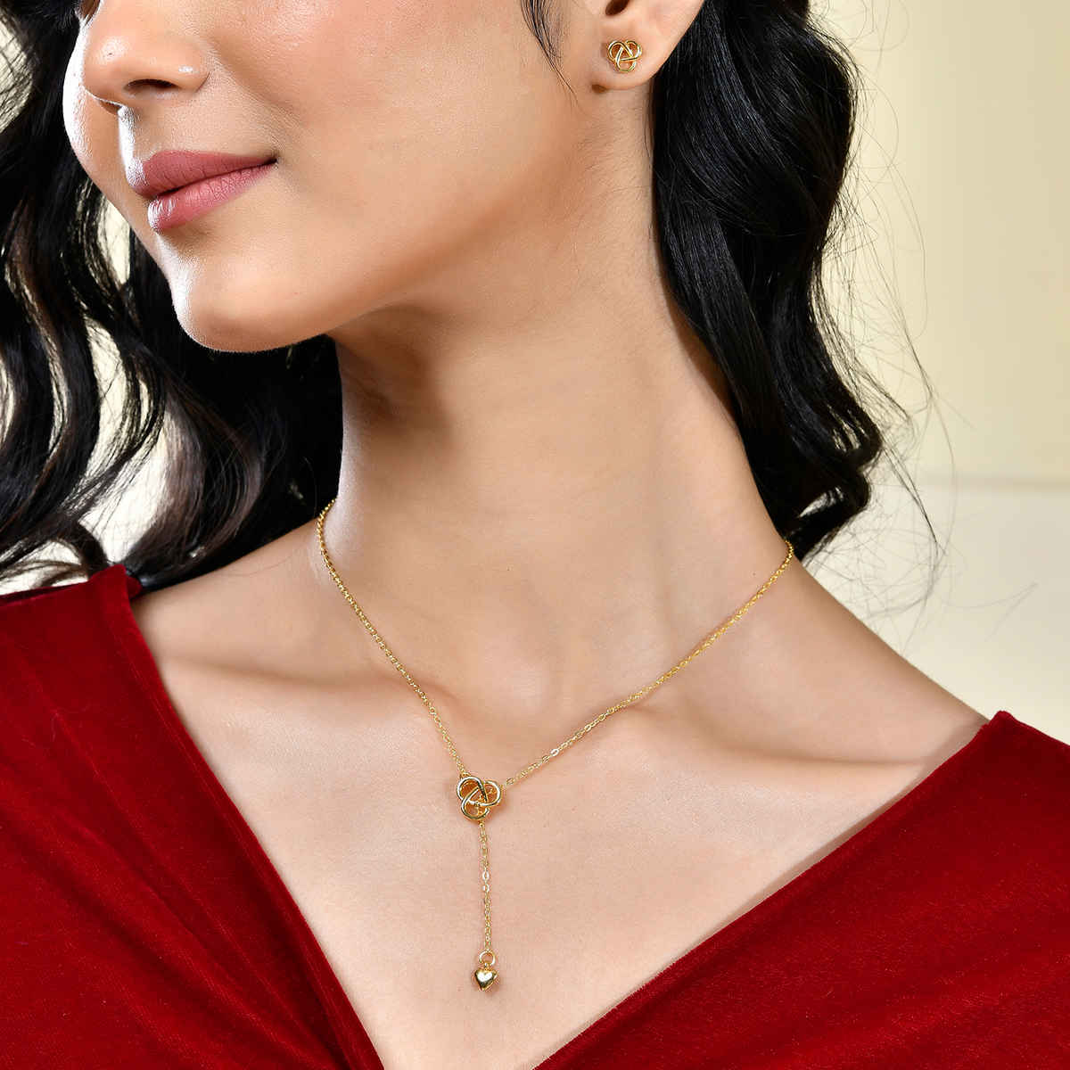 Voylla Valentine's Day Forever In Love Pendant Set