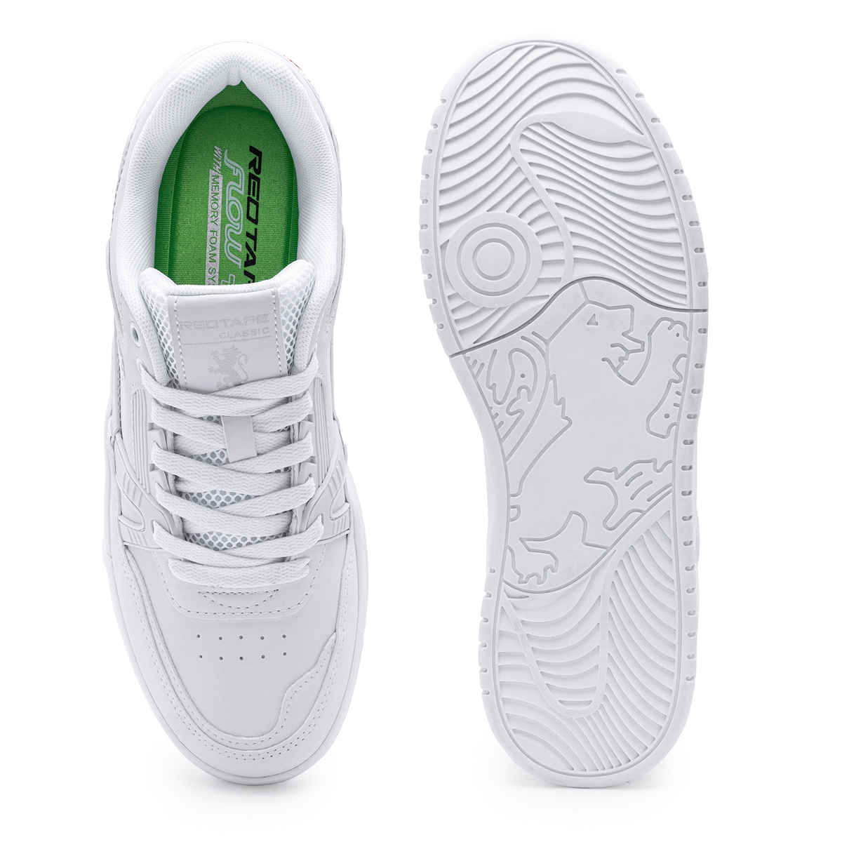 Red Tape Men's Sneakers | RSL0025A | White - UK 10