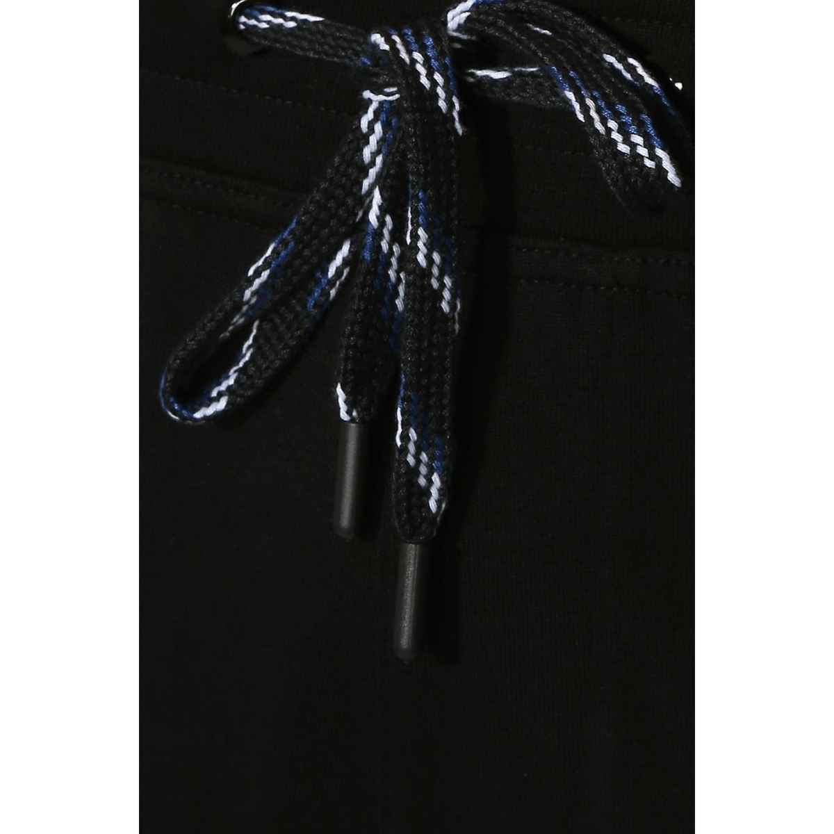 Van Heusen Athleisure Men Cotton Black Solid Smart Tech Easy Stain Release Knit Shorts |XL