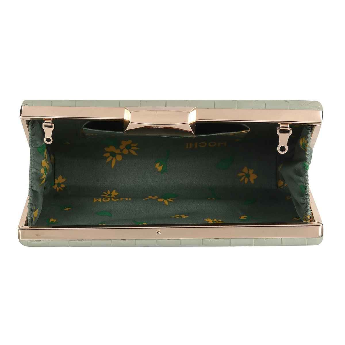 Mochi Women's Party Clutch | 38-30-21 | Green