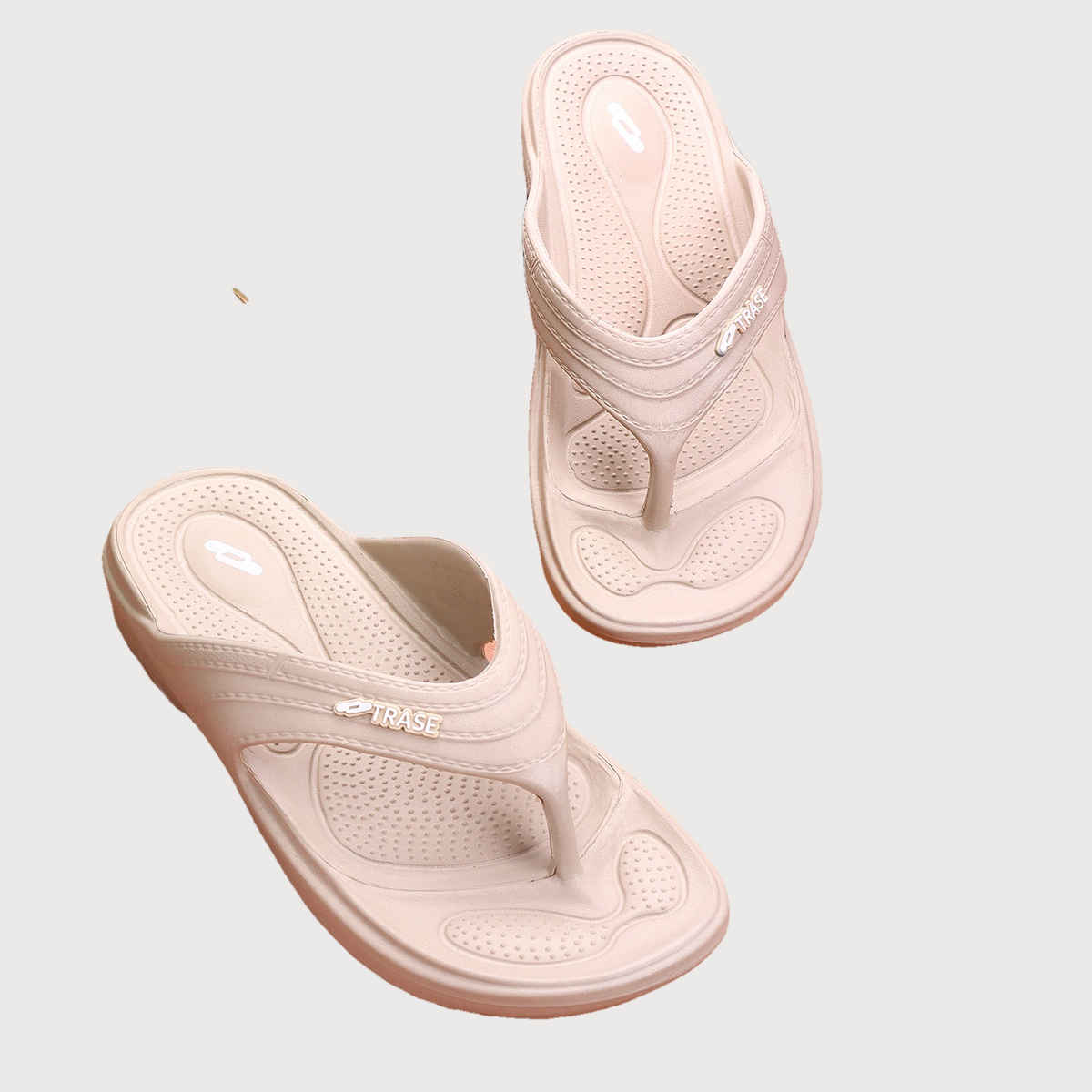 Trase Casual Slippers For Women - Beige | 4 UK