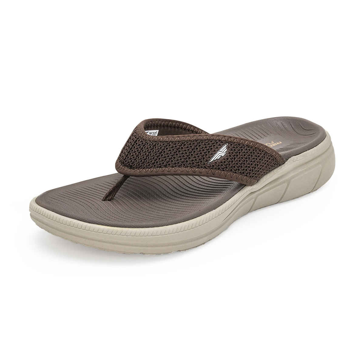 Red Tape Casual Thongs For Men | Relaxing Slip-On Support | Brown | Size 8