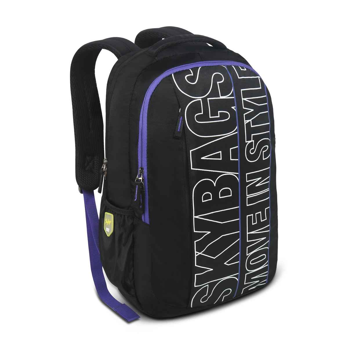 Skybags Unisex Logo Polyester 22 L Laptop Backpack | Black