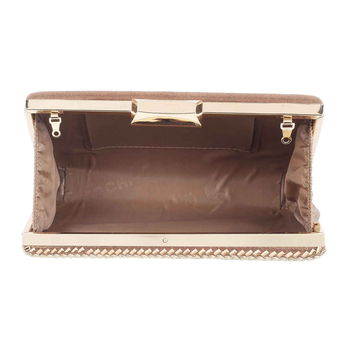 Mochi Women's Party Clutch | 38-8361-28 | Antique Gold