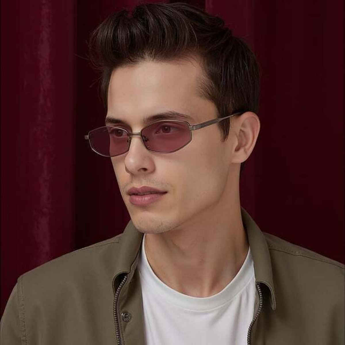 Vincent Chase By Lenskart Polarized & 100% UV Protection Unisex Sunglasses |  Wide 14.7 cm Pink