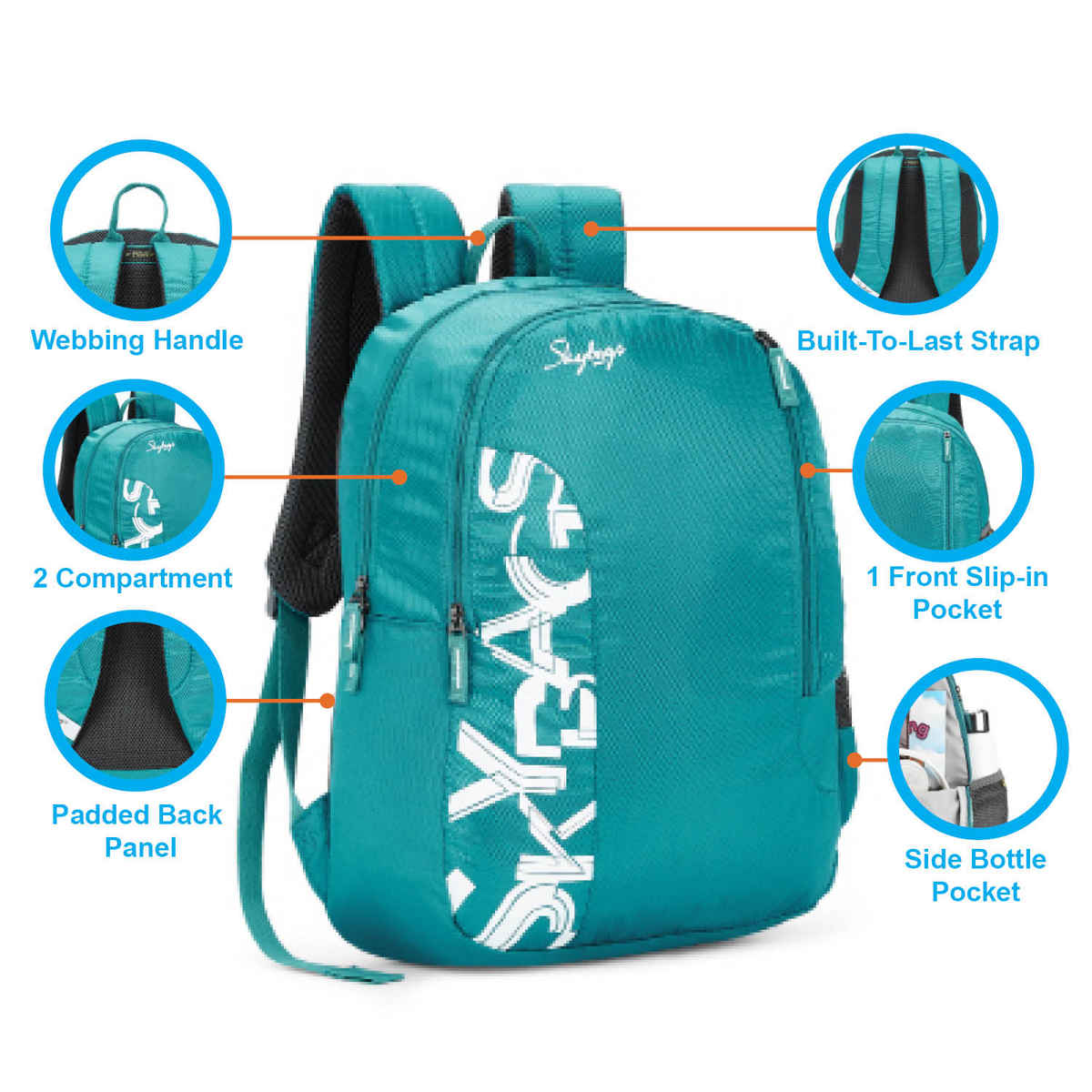 Skybags Brat (E) Sea Green