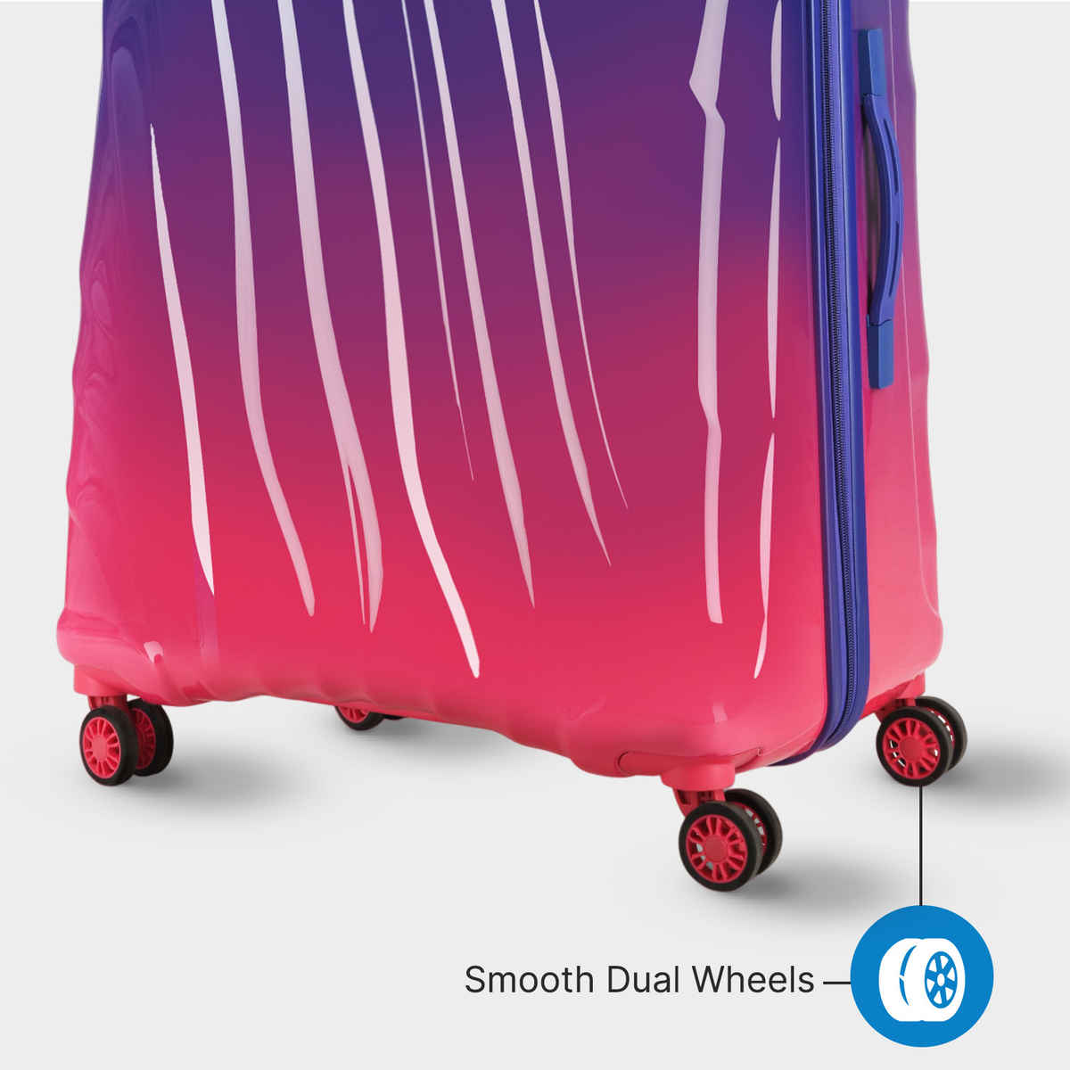 Skybags Unisex ABS 55 L Trolley Bag | Blue - 55.5 cm