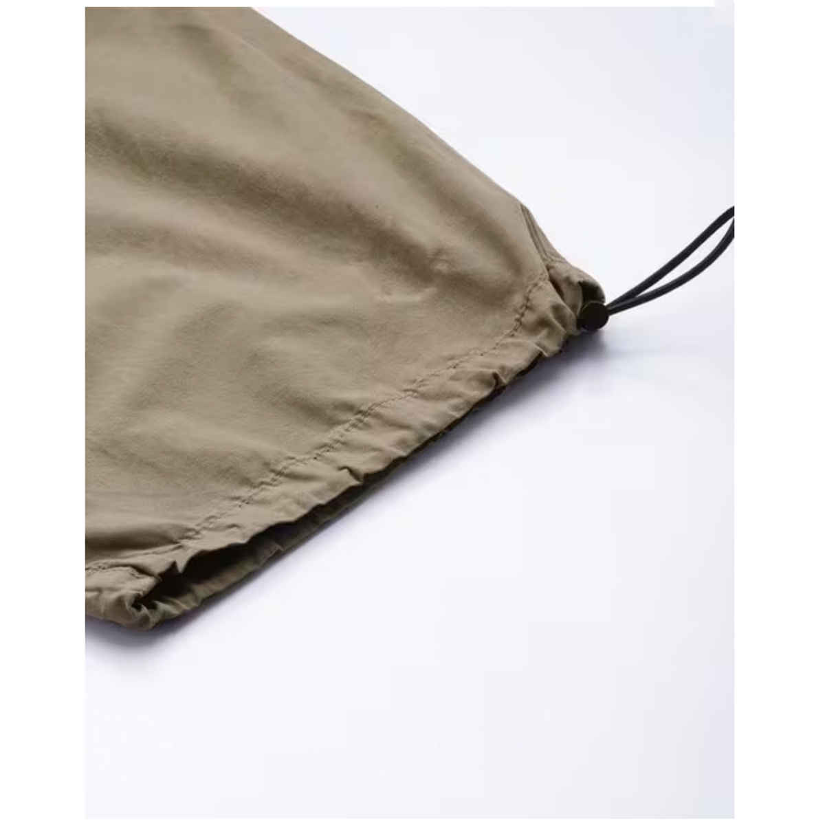 Bene Kleed Unisex Parachute Cargo Trousers | Brown - 28