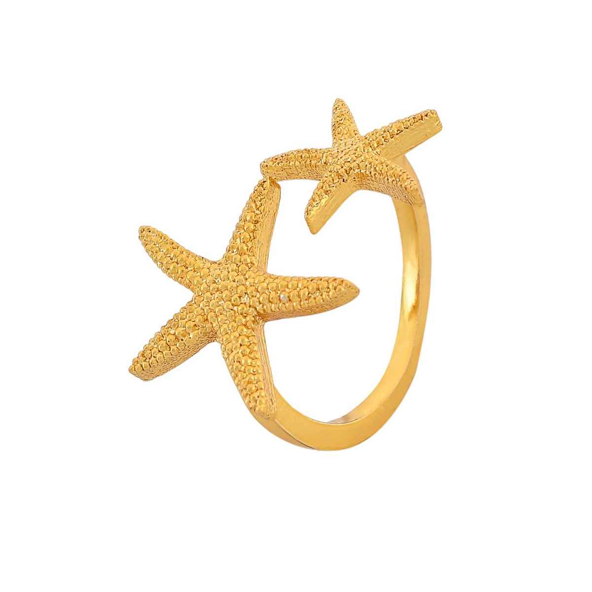 Voylla Hawaii Starfish Open Finger Ring