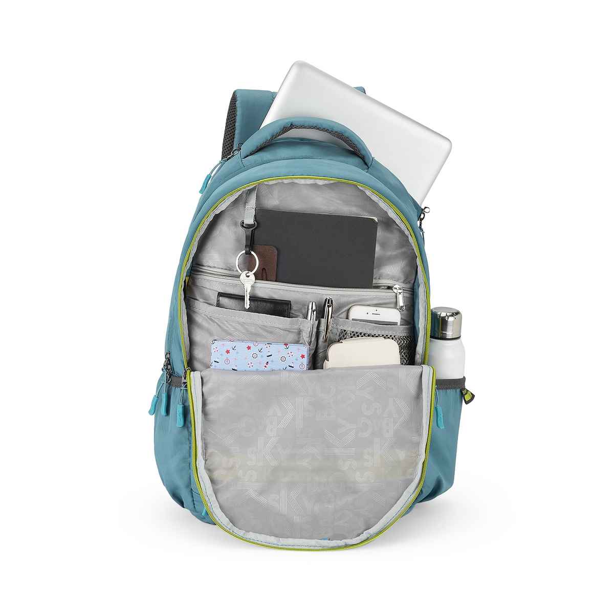 Skybags Unisex Solid Polyester 31 L Laptop Backpack | Teal
