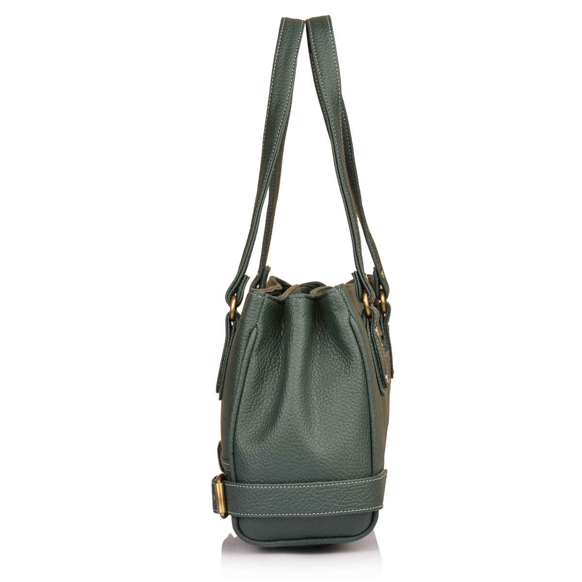 Fostelo Women's Vegan Leather Nightingale Handbags Shoulder Hobo Bag Ladies Purse | Green | Large