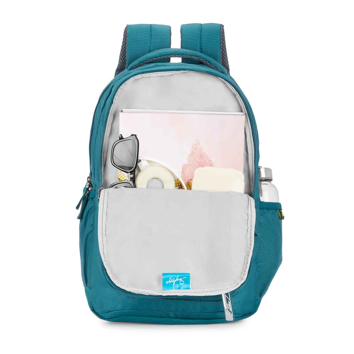 Skybags Unisex Logo Polyester 22 L Backpack | Blue