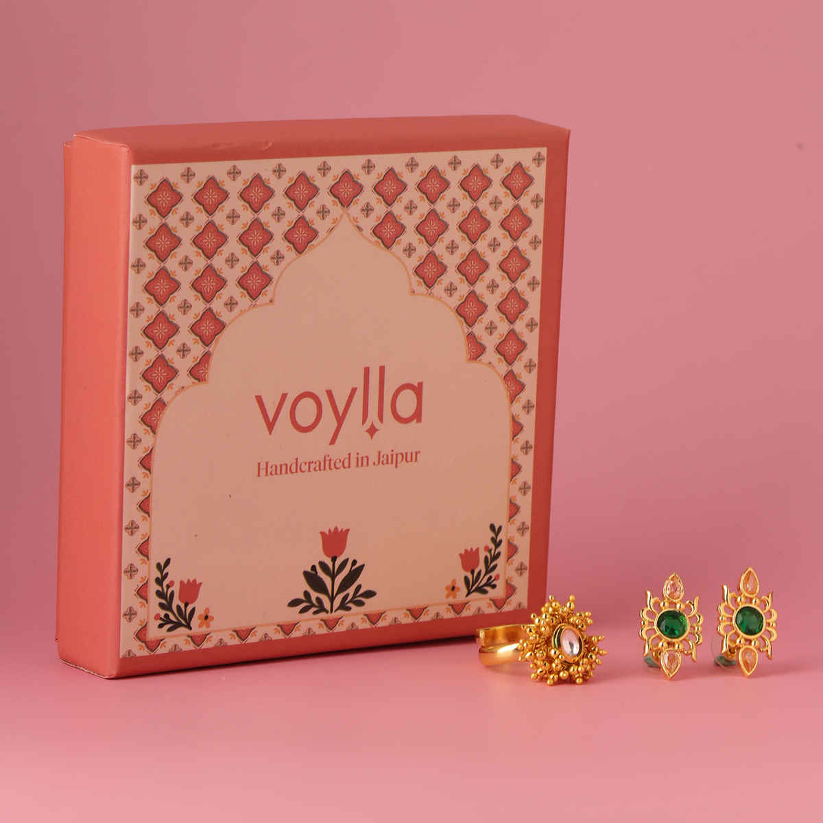 Voylla Golden Promise Valentine Jewellery Hamper