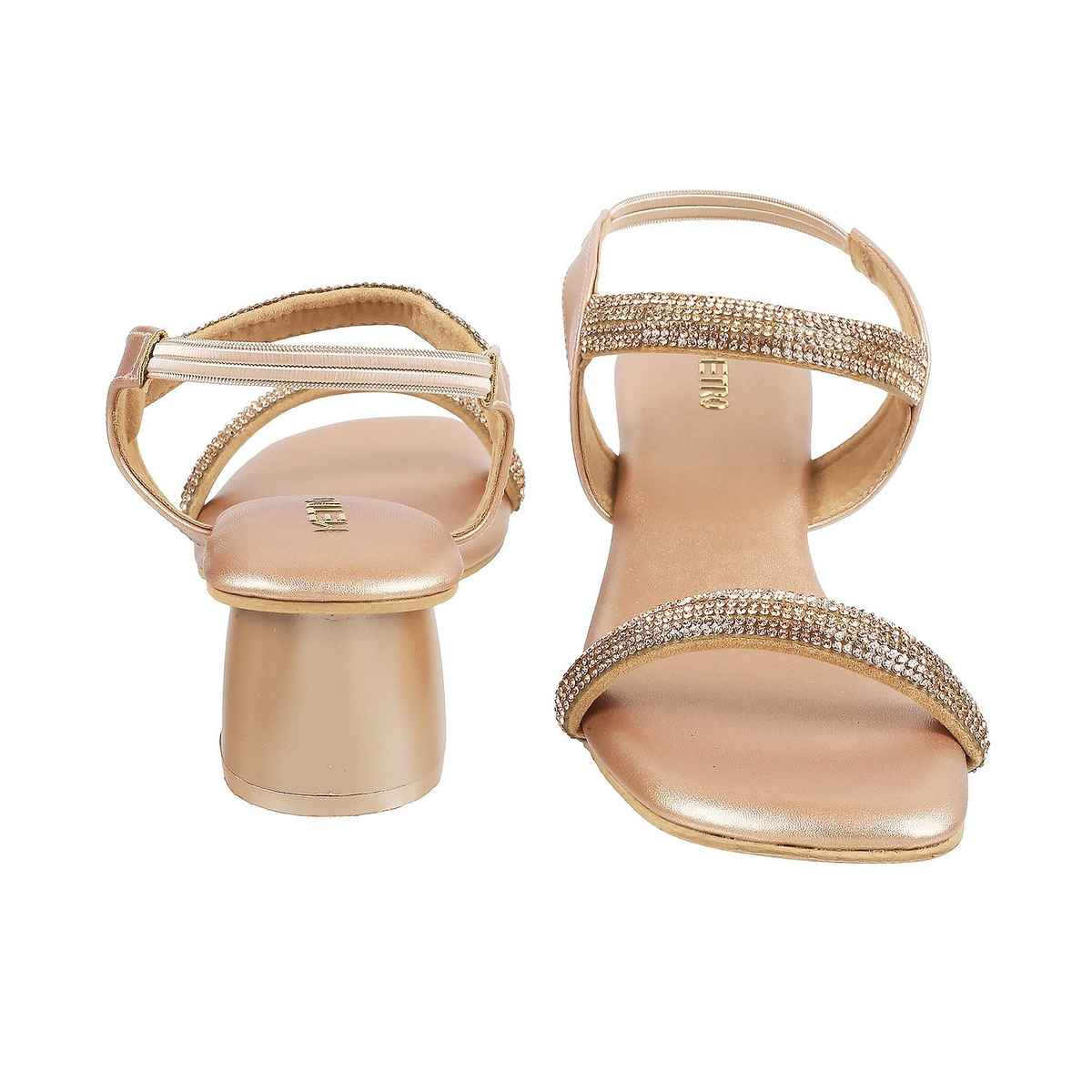 Metro Women Rose Gold Color Sandal - Ethnic | Size UK 5 | 35-345