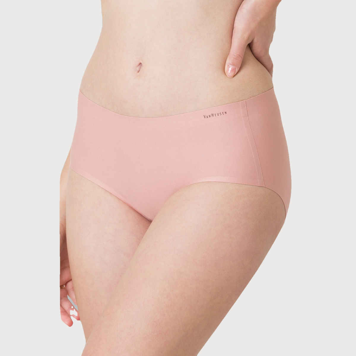 Van Heusen Women Peach No Visible Panty Line Easy Stain Release Gusset Hipster Panty - L/XL