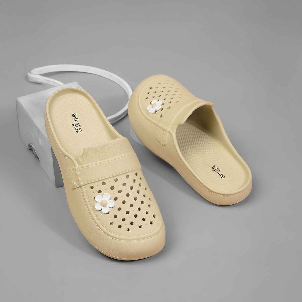 Action Eva Flotter Womens Eva Mules | Uk | 7 | Beige