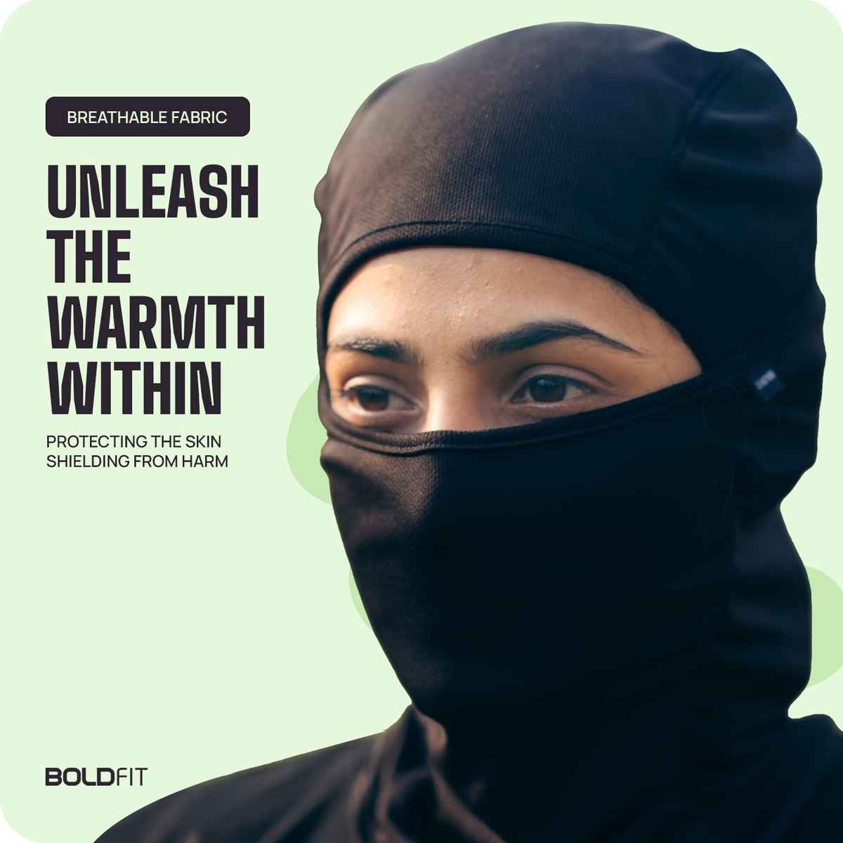 Boldfit Unisex Balaclava | Black