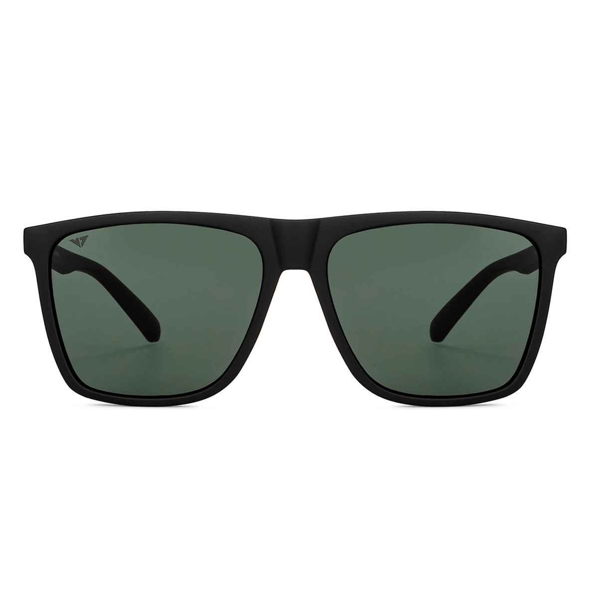 Vincent Chase By Lenskart Athleisure | Polarized Sunglasses | Square | Large-145mm | Black-Green