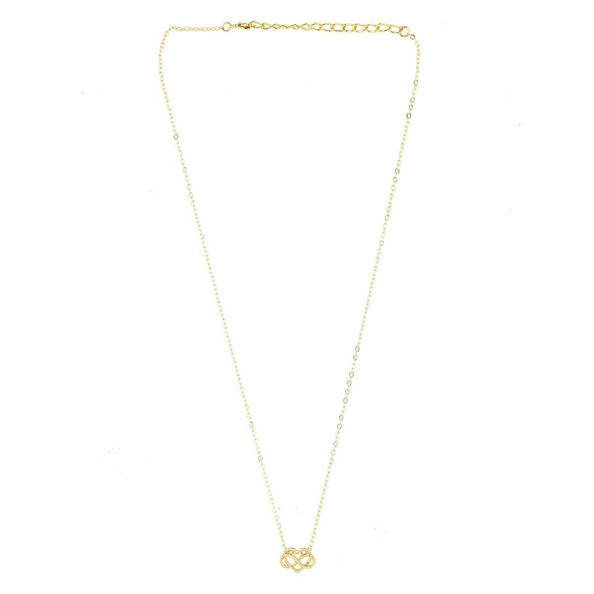 Voylla Valentine's Day Tied To My Heart Pendant Necklace