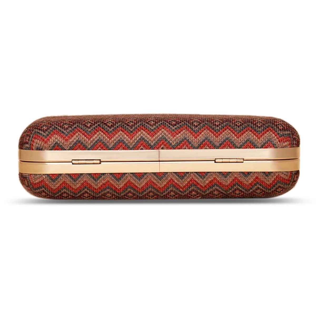Zouk Gwalior Weaves Clutch - Multicolour