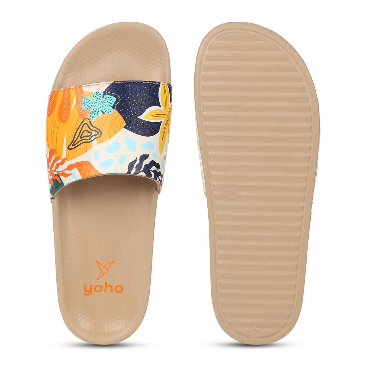 Yoho Women Sliders Tropica | Beige | UK 6