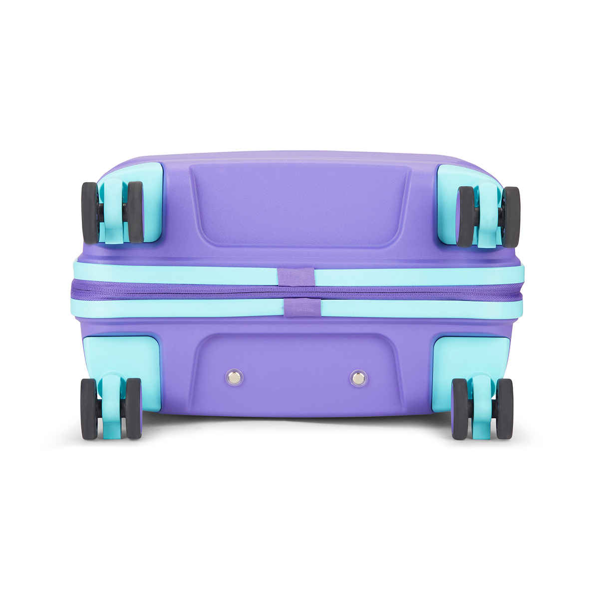 Skybags Unisex Striped PP 197 L Telescopic Hard Luggage Trolley Bag | Purple - 55 cm