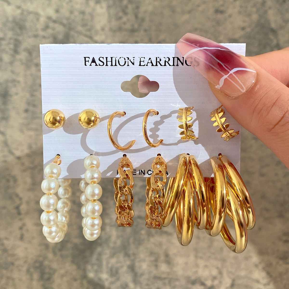 Shining Diva Fashion 12 Pairs Combo Latest Stylish Western Earrings for Women and Girls | 16142er