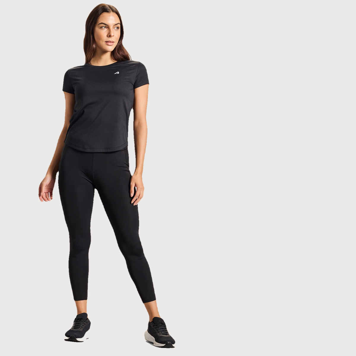 Boldfit Women's Sports T-shirt Quick Dry Fit Gym Casual Wear | Black - XXL