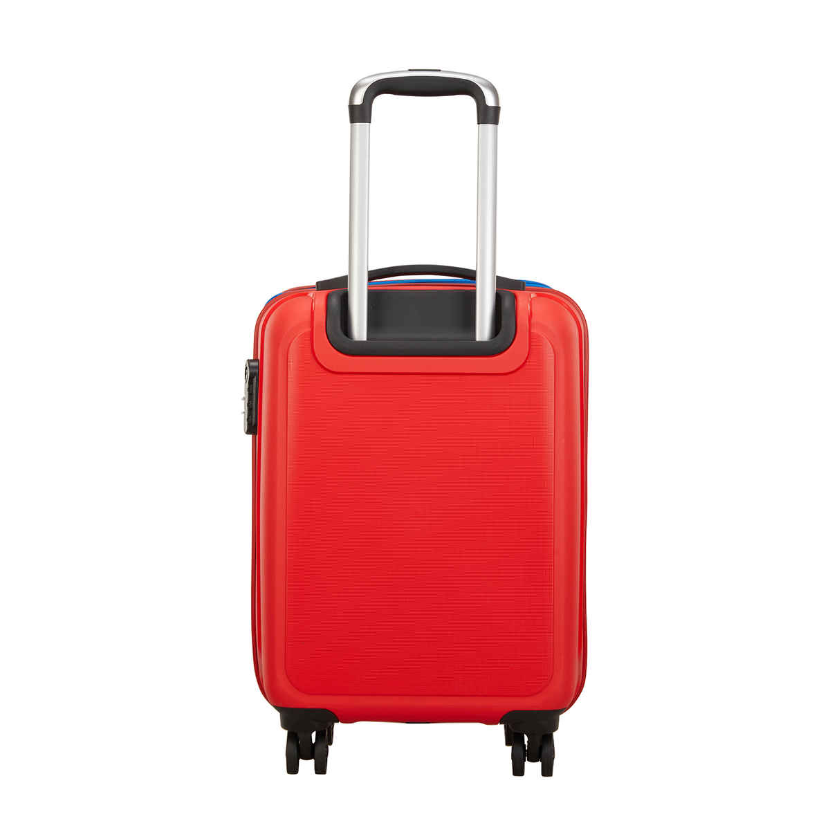 VIP Unisex Solid Polycarbonate 35 L Retractable Trolley Bag | Fierry Red - 55 cm