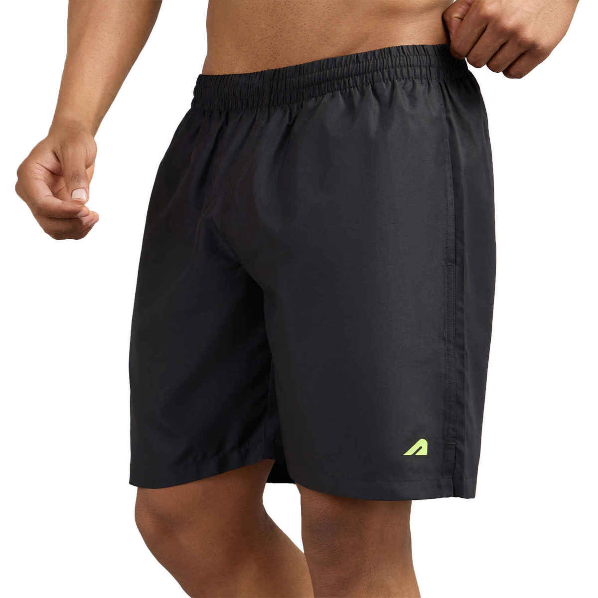 Boldfit Men's Swimming Shorts Stretchable Quick Dry | Black - L