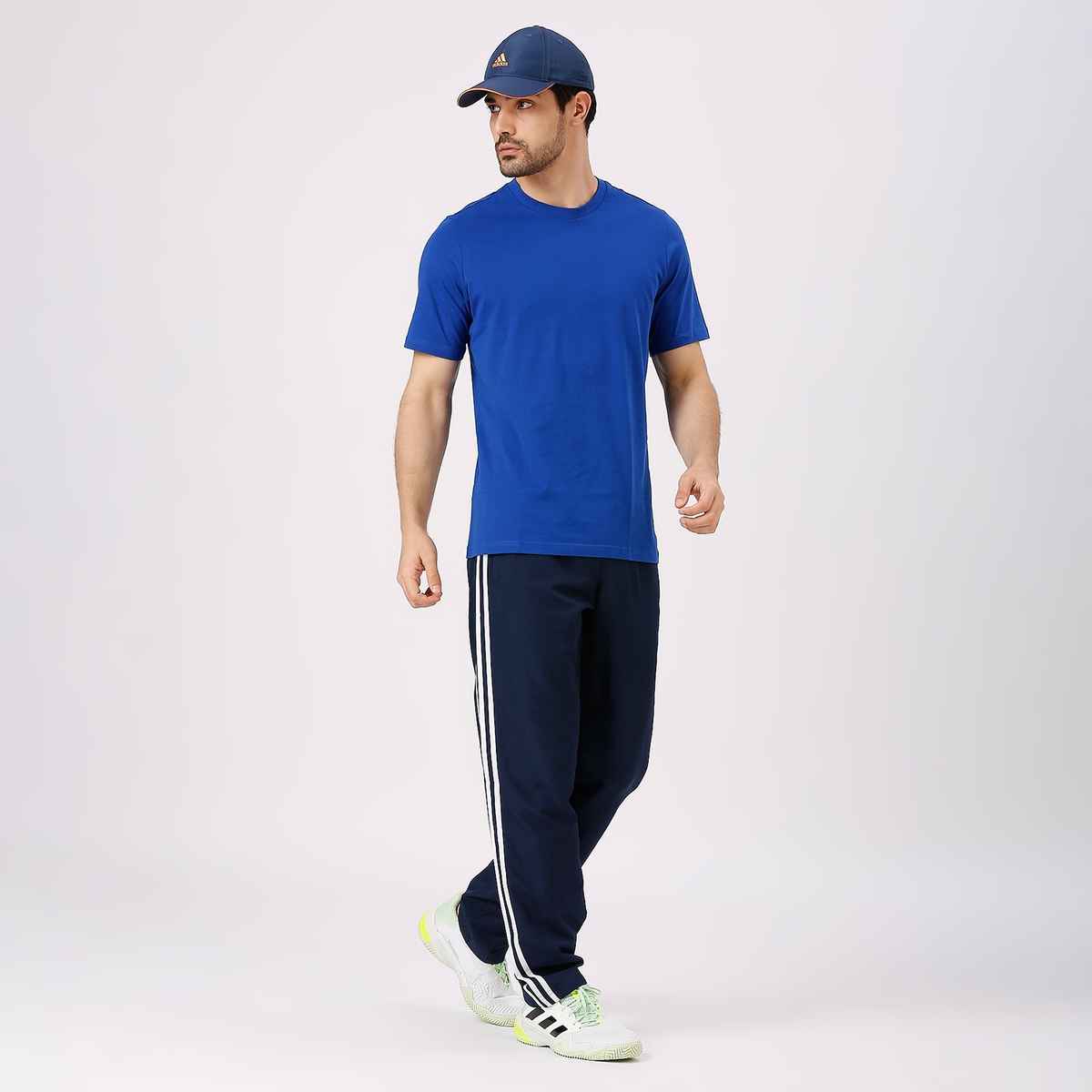 Adidas Men's Solid Royal Blue T-Shirt | XL | IY3822