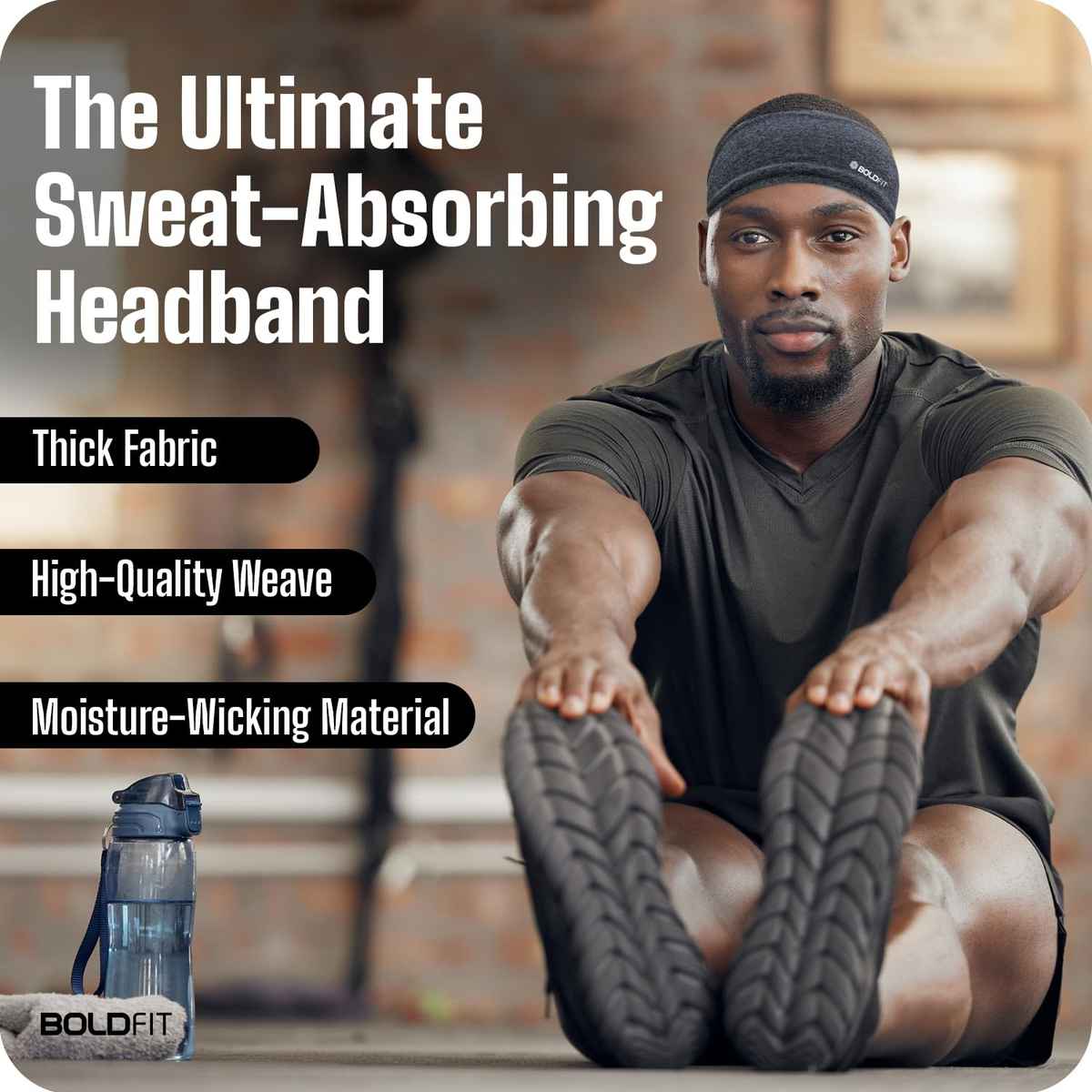 Boldfit Unisex Head Band Sports Bandana for Gym