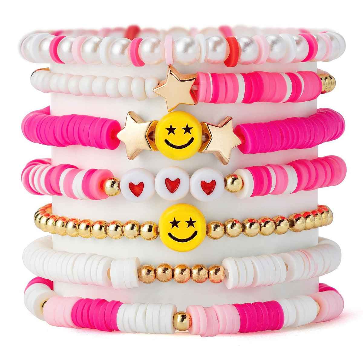 Shining Diva Fashion Stylish Multilayer Boho Bohemian Bangle Bracelet for Women and Girls | 15875b