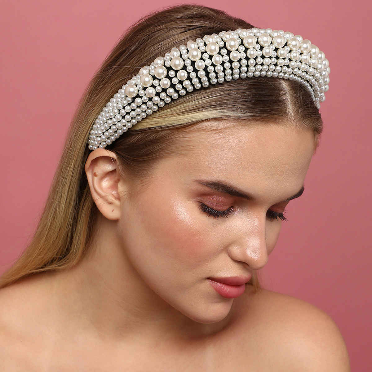 Sohi Sohi Off-White Color Hairband