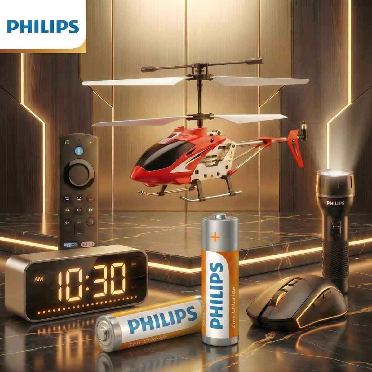Philips R03G10B/94 AAA Zinc Chloride Battery | 1.5V | Long Lasting | Leak Resistant 1.0 Piece