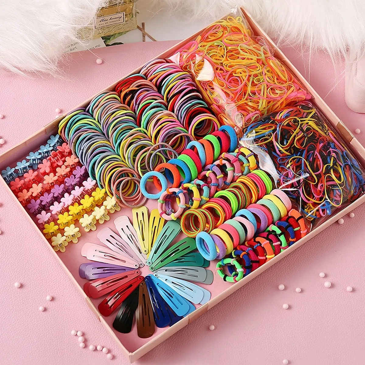 Shining Diva Fashion 780 Pcs Flower Bow Hair Accessories Set for Girls Kids Baby Women | 14861zb