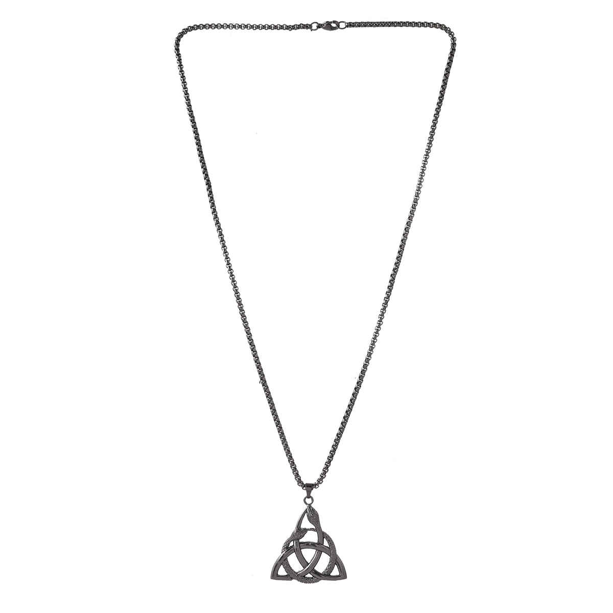 Voylla Eclipse Serpentine Black Men s Pendant