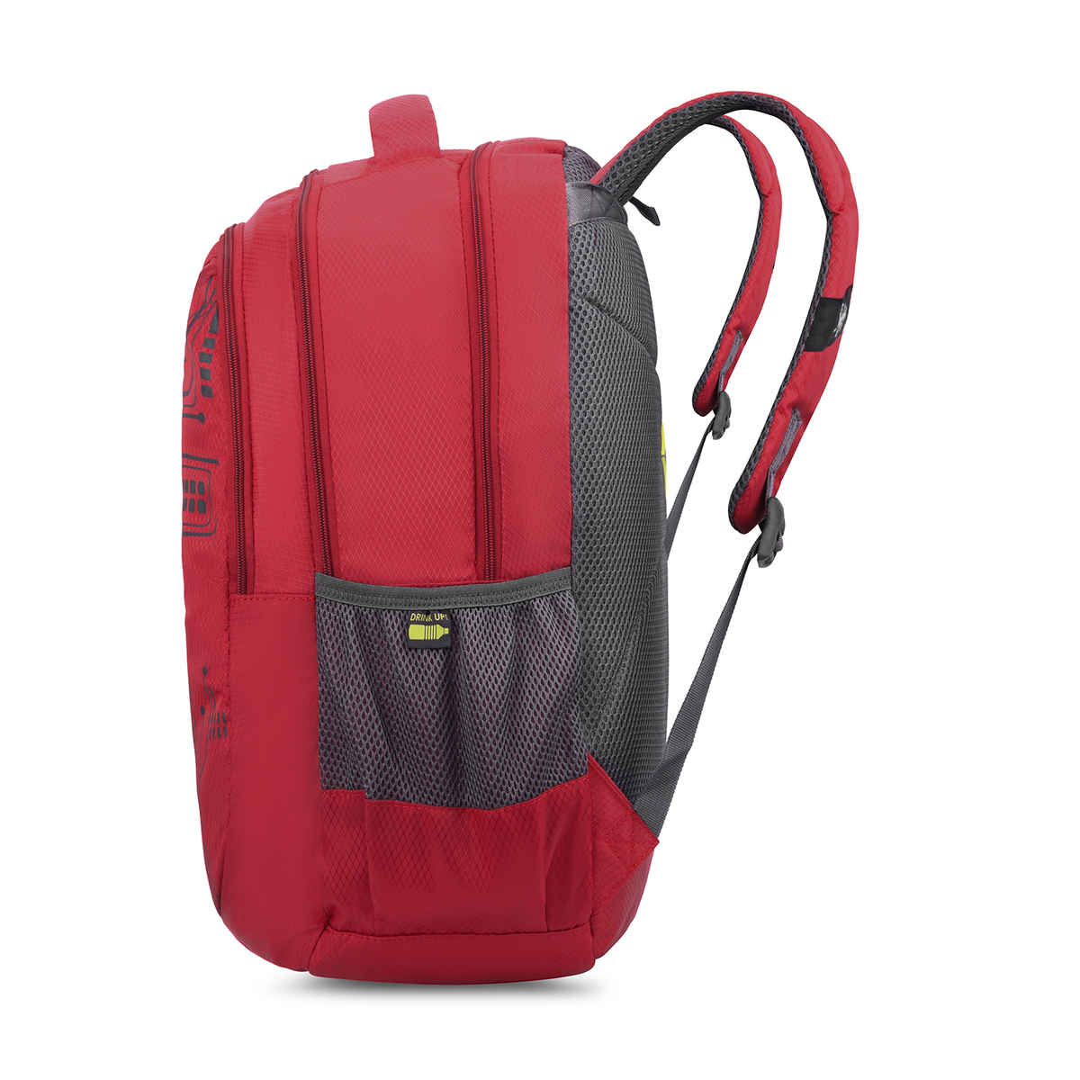 Skybags Unisex Logo Polyester 30 L Backpack | Red